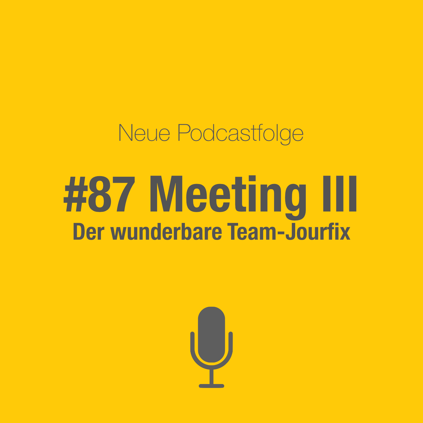 #87 Meeting III: Der wunderbare Team-Jourfix